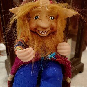 Seferino the Laughing Goblin – Handmade Andean Protector of Joy and Good Luck